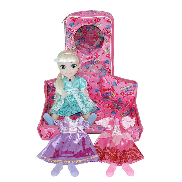 Magic Princess Talking Interactive Play Doll with Carrying Case and  Accessories | Blond Hair