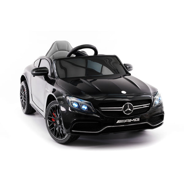 Mercedes C63S 12V Kids Ride On Car with R C Parental Remote Black