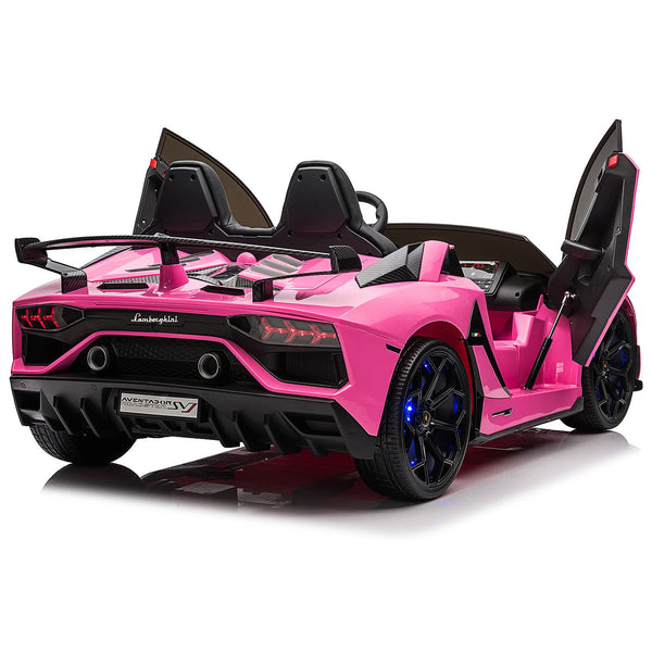 Lamborghini Aventador Sv 24v Gigante Rosa - Coches Eléctricos Para Niños Con  Batería 24v, Tamaño Xxl Y Los Mejores Extras con Ofertas en Carrefour