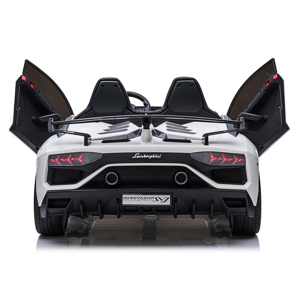 Coche electrico para niños Lamborghini Aventador SVJ con mando - Galumba  Toys