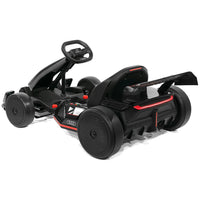 Moderno Kids Audi Sport 24V Big Kids Drifting Ride-On Go Kart | Black