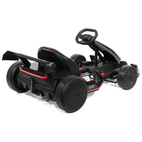 Moderno Kids Audi Sport 24V Big Kids Drifting Ride-On Go Kart | Black