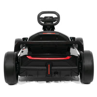 Moderno Kids Audi Sport 24V Big Kids Drifting Ride-On Go Kart | Black