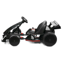 Moderno Kids Audi Sport 24V Big Kids Drifting Ride-On Go Kart | Black