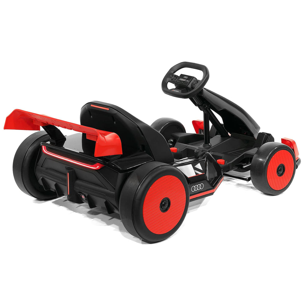 Moderno Kids Audi Sport 24V Big Kids Drifting Ride-On Go Kart | Red