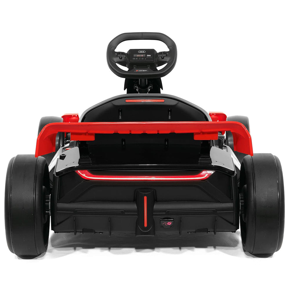 Moderno Kids Audi Sport 24V Big Kids Drifting Ride-On Go Kart | Red