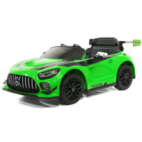 Moderno Kids Mercedes AMG GT3 EVO 12V Kids Ride-On Car with R/C Parental Remote | Green