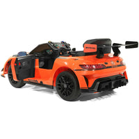 Moderno Kids Mercedes AMG GT3 EVO 12V Kids Ride-On Car with R/C Parental Remote | Orange