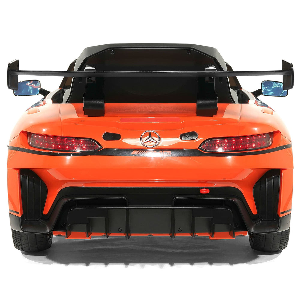 Moderno Kids Mercedes AMG GT3 EVO 12V Kids Ride-On Car with R/C Parental Remote | Orange