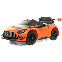 Moderno Kids Mercedes AMG GT3 EVO 12V Kids Ride-On Car with R/C Parental Remote | Orange