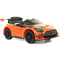 Moderno Kids Mercedes AMG GT3 EVO 12V Kids Ride-On Car with R/C Parental Remote | Orange