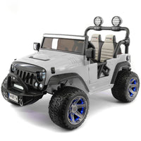 Moderno Kids Trail Explorer 24V Kids Ride-On Car Truck with R/C Parental Remote | Gray