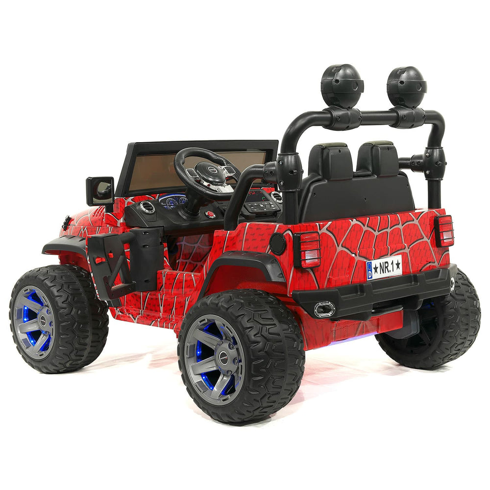 Moderno Kids Trail Explorer 24V Kids Ride-On Car Truck with R/C Parental Remote | Spider