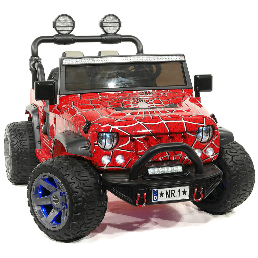 Moderno Kids Trail Explorer 24V Kids Ride-On Car Truck with R/C Parental Remote | Spider