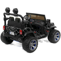 Moderno Kids Trail Explorer 24V Kids Ride-On Car Truck with R/C Parental Remote | Spider Black