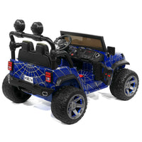 Moderno Kids Trail Explorer 24V Kids Ride-On Car Truck with R/C Parental Remote | Spider Blue