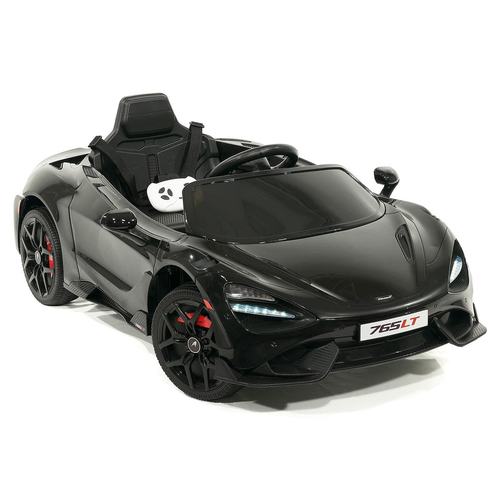 Moderno Kids McLaren 765LT 12V Kids Ride-On Car with R/C Parental Remote | Black