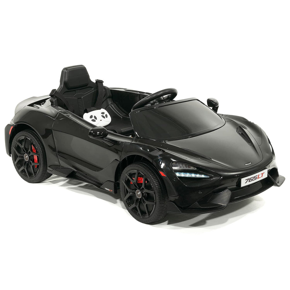 Moderno Kids McLaren 765LT 12V Kids Ride-On Car with R/C Parental Remote | Black