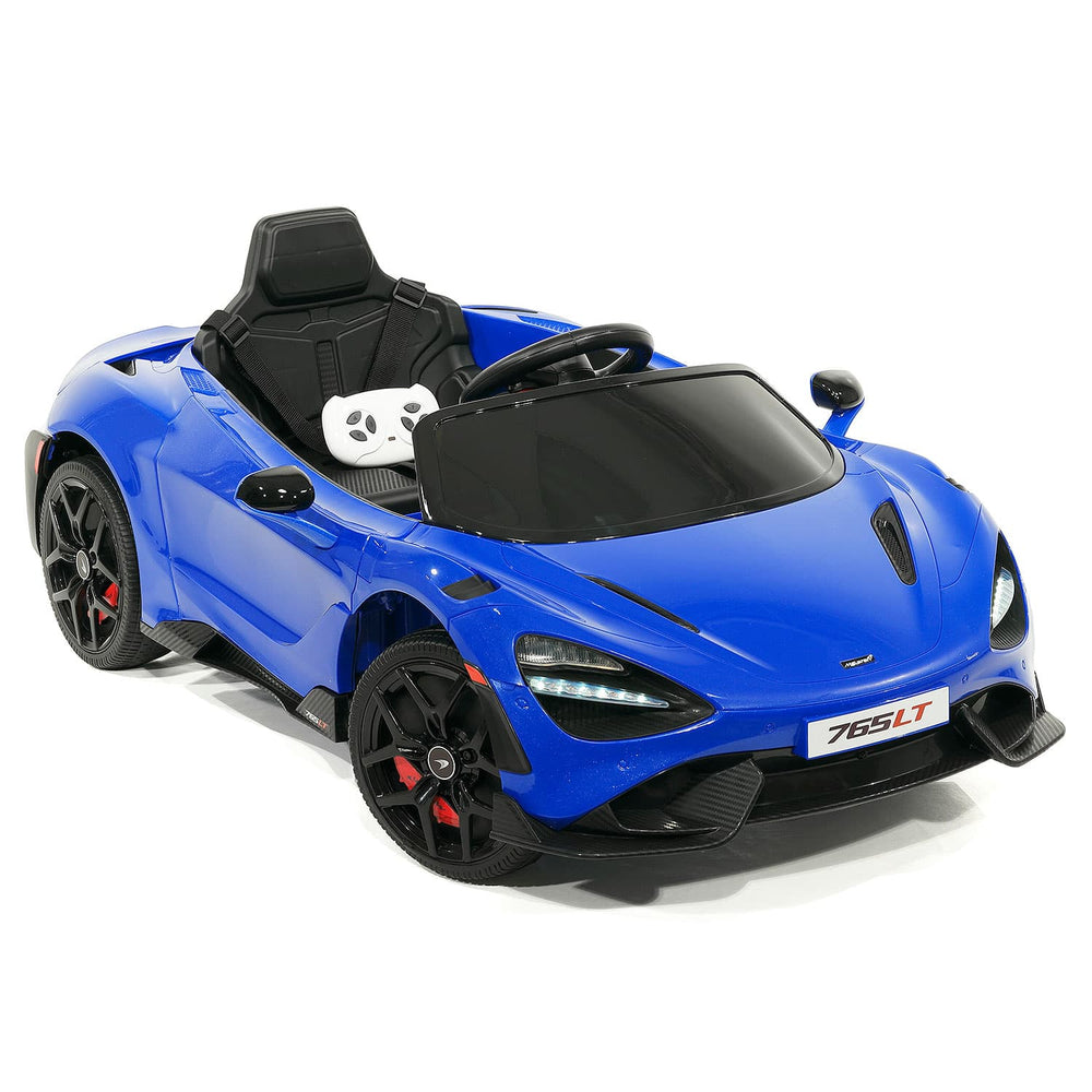 Moderno Kids McLaren 765LT 12V Kids Ride-On Car with R/C Parental Remote | Blue