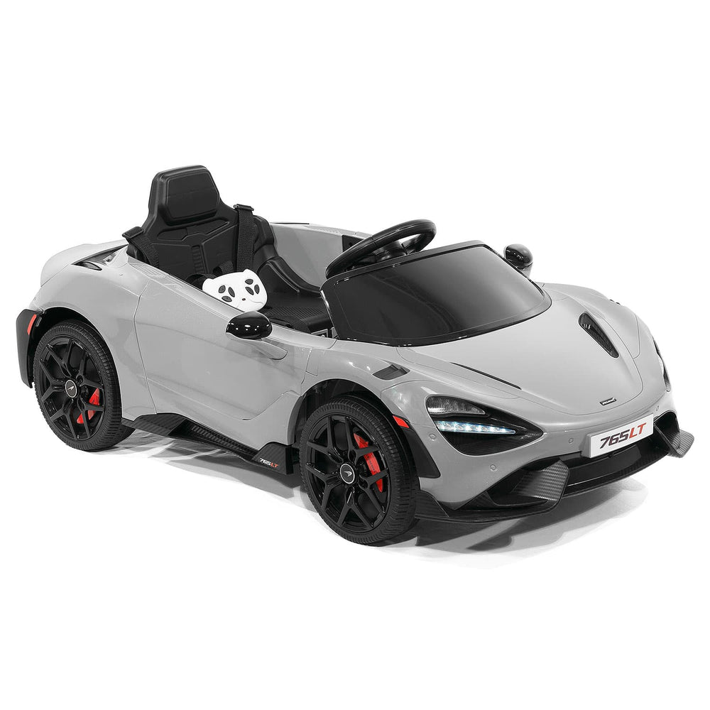 Moderno Kids McLaren 765LT 12V Kids Ride-On Car with R/C Parental Remote | Gray