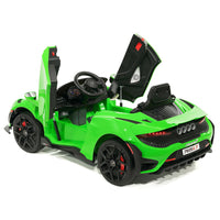 Moderno Kids McLaren 765LT 12V Kids Ride-On Car with R/C Parental Remote | Green