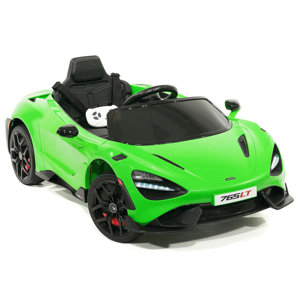 Moderno Kids McLaren 765LT 12V Kids Ride-On Car with R/C Parental Remote | Green