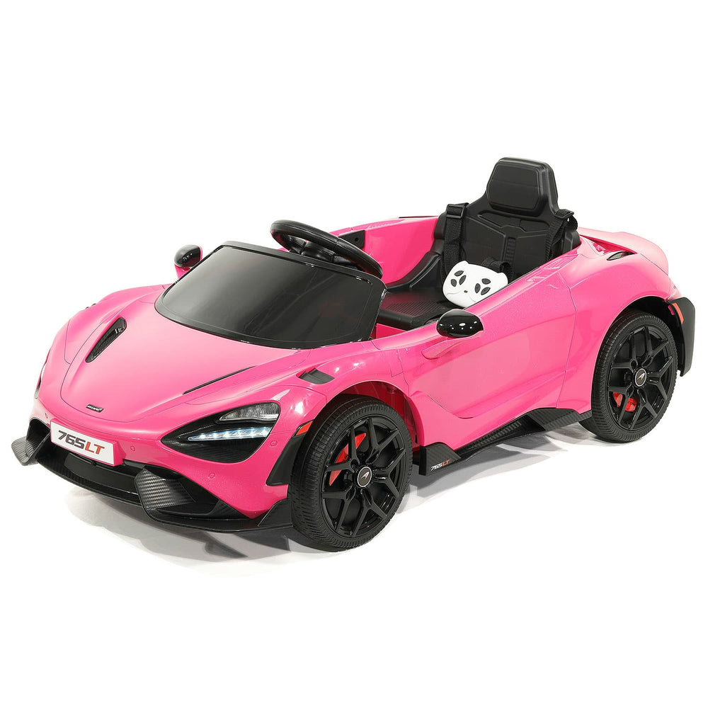 Moderno Kids McLaren 765LT 12V Kids Ride-On Car with R/C Parental Remote | Pink