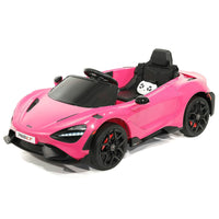 Moderno Kids McLaren 765LT 12V Kids Ride-On Car with R/C Parental Remote | Pink