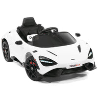 Moderno Kids McLaren 765LT 12V Kids Ride-On Car with R/C Parental Remote | White