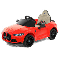 Moderno Kids BMW M4 12V Kids Ride-On Car with R/C Parental Remote | Red