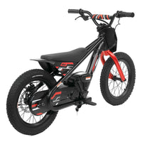 Moderno Kids Big Kids 24V Electric Ride-On Balance Bike Scooter | Black