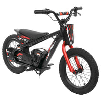 Moderno Kids Big Kids 24V Electric Ride-On Balance Bike Scooter | Black