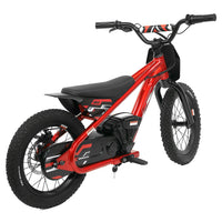 Moderno Kids Big Kids 24V Electric Ride-On Balance Bike Scooter | Red