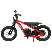 Moderno Kids Big Kids 24V Electric Ride-On Balance Bike Scooter | Red