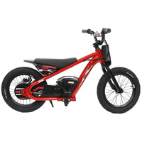 Moderno Kids Big Kids 24V Electric Ride-On Balance Bike Scooter | Red