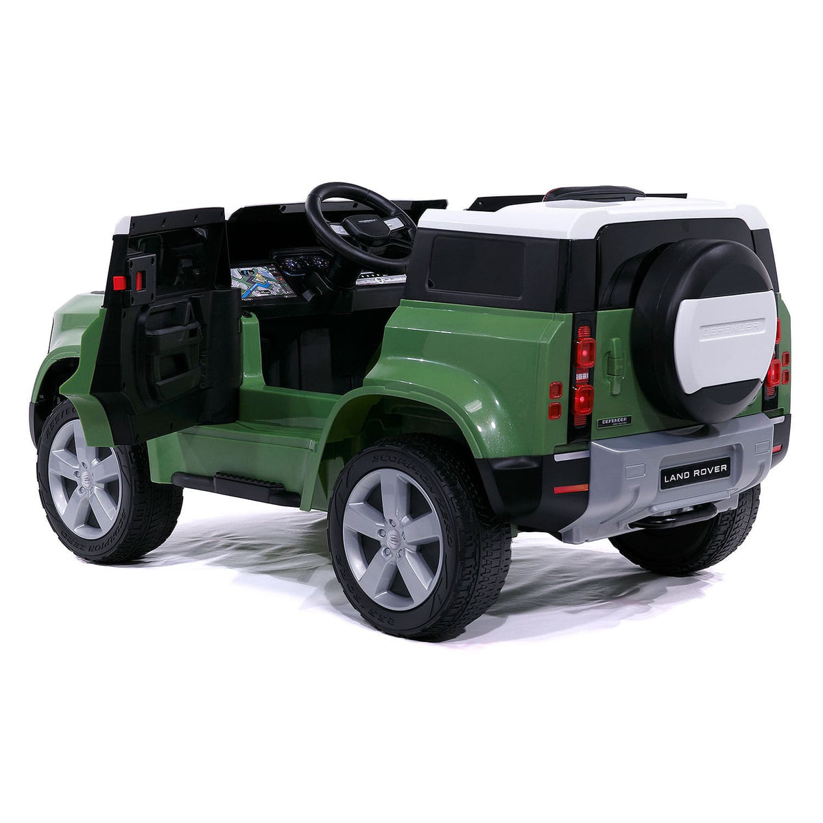 Land Rover Defender 12V Kids Ride-On Car with R/C Parental Remote | Gr