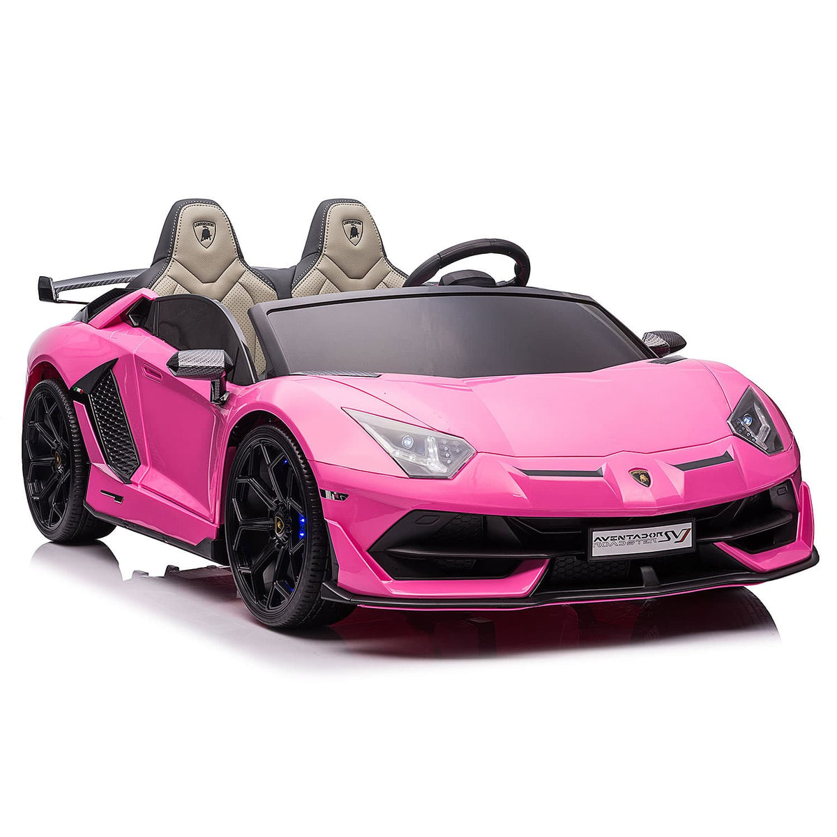 Lamborghini Aventador SVJ 24V Kids Ride-On Car with R/C Parental Remot