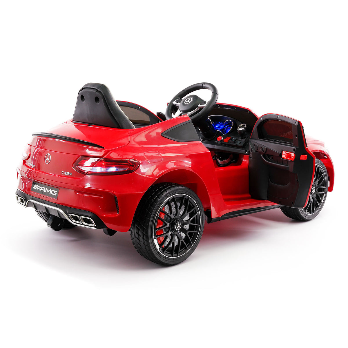 Mercedes C63s 12v Kids Ride-on Car With R C Parental Remote 