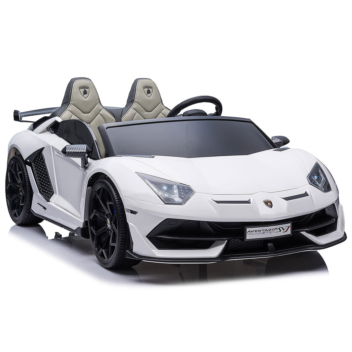 Lamborghini Aventador SVJ 24V Kids Ride-On Car with R/C Parental Remot