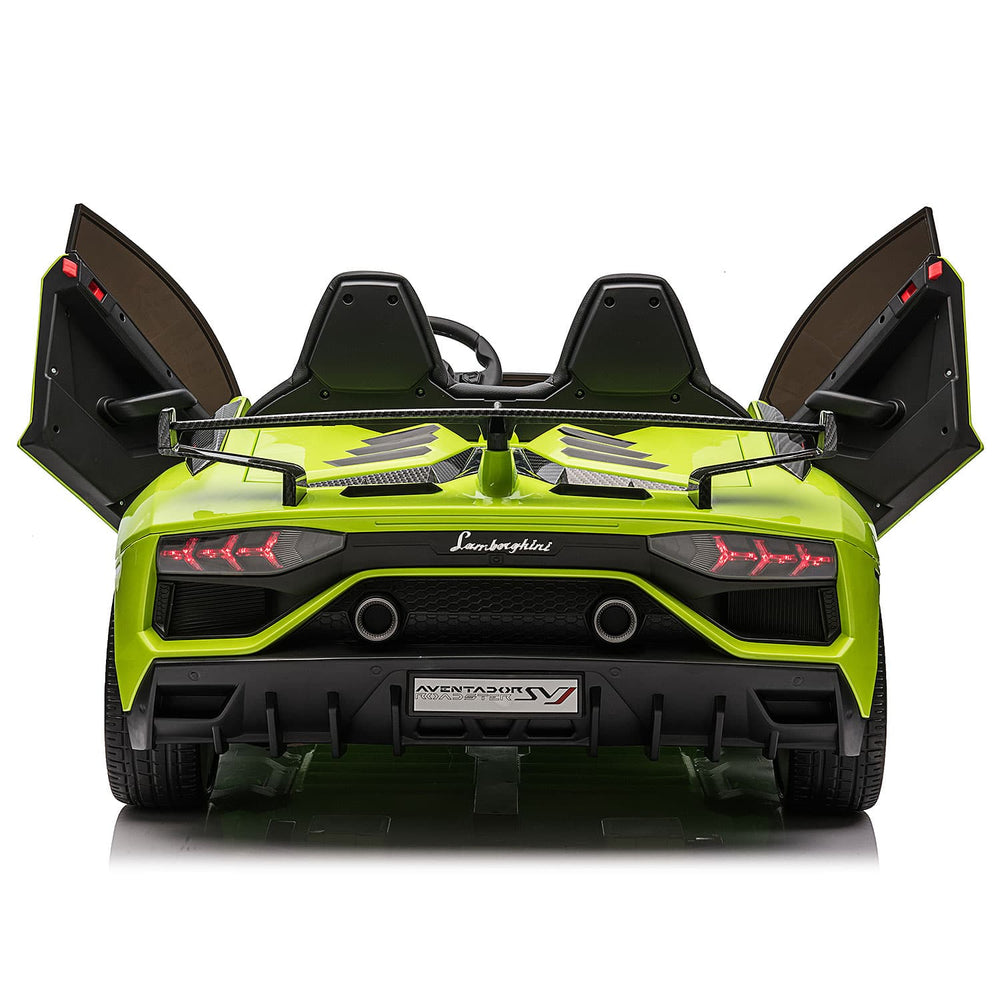 Lamborghini Aventador Green 12 Volts Electric for child 2 place