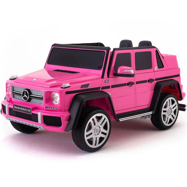 Mercedes Maybach G650 12V Kids Ride-On Car with Parental Remote | Pink